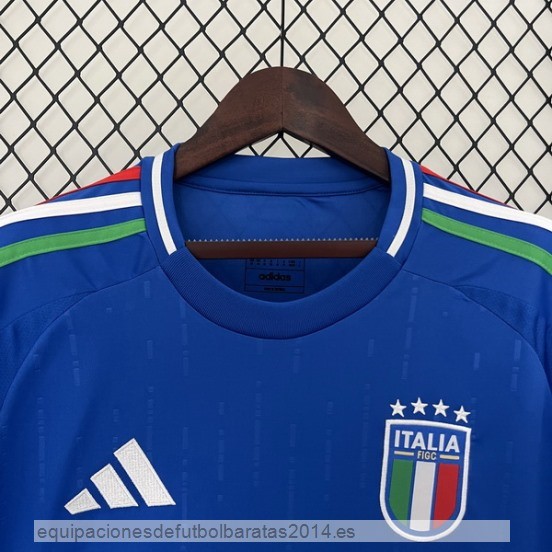 Nuevo Tailandia 1ª Camiseta Italia 2024 Azul Baratas
